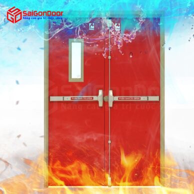 Cửa chống cháy giúp ngăn cháy hiệu quả, đảm bảo an toàn cho người và tài sản